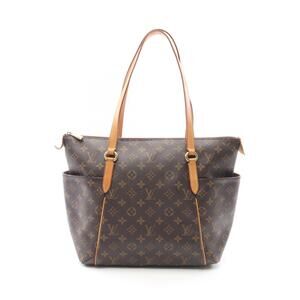 Louis Vuitton Totally Tote Bag Canvas Leather Monogram Brown